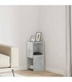 vidaXL Corner Cabinet Concrete Grey 25.5x25x55cm Engineered Wood — Size: 25x25.5x55cm