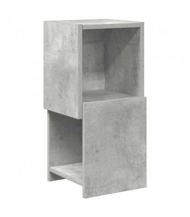 vidaXL Corner Cabinet Concrete Grey 25.5x25x55cm Engineered Wood — Size: 25x25.5x55cm