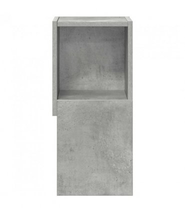 vidaXL Corner Cabinet Concrete Grey 25.5x25x55cm Engineered Wood — Size: 25x25.5x55cm