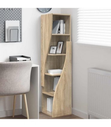 vidaXL Corner Cabinet Sonoma Oak 32x32x140cm Engineered Wood