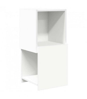 vidaXL Corner Cabinet 30.5x30x65cm Engineered Wood — Colour: White, Size: 30x30.5x65cm