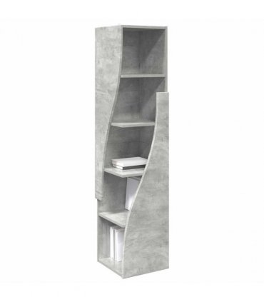 vidaXL Corner Cabinet Concrete Grey 32x32x140cm Engineered Wood