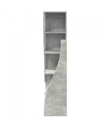 vidaXL Corner Cabinet Concrete Grey 32x32x140cm Engineered Wood