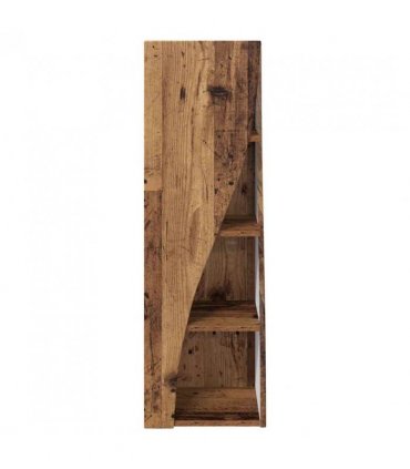 vidaXL Corner Cabinet Old Wood 32x32x102cm Engineered Wood