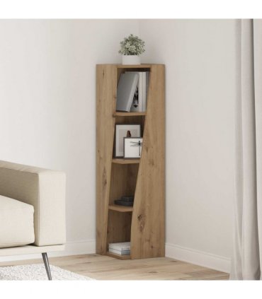 vidaXL Corner Cabinet Artisan Oak 27.5x27x102cm Engineered Wood