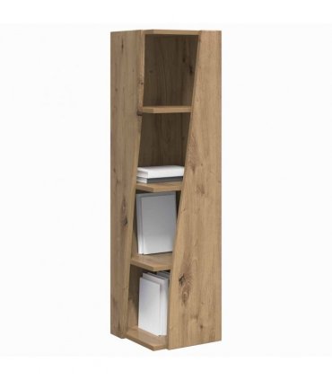 vidaXL Corner Cabinet Artisan Oak 27.5x27x102cm Engineered Wood