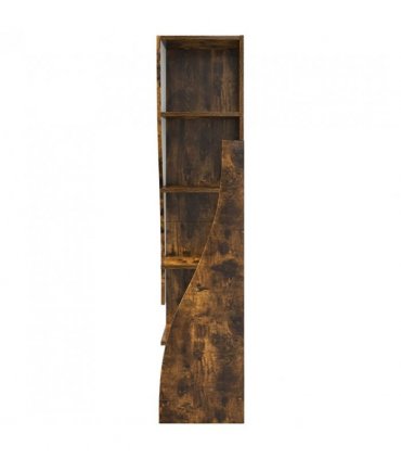 vidaXL Corner Cabinet Smoked Oak 32x32x140cm Engineered Wood