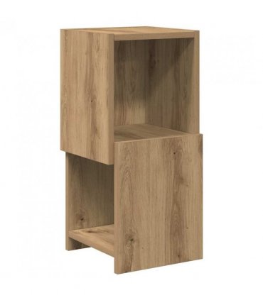 vidaXL Corner Cabinet Artisan Oak 25.5x25x55cm Engineered Wood — Size: 25x25.5x55cm