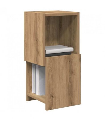 vidaXL Corner Cabinet Artisan Oak 25.5x25x55cm Engineered Wood — Size: 25x25.5x55cm