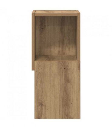 vidaXL Corner Cabinet Artisan Oak 25.5x25x55cm Engineered Wood — Size: 25x25.5x55cm