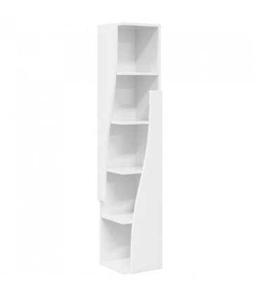 vidaXL Corner Cabinet 27.5x27x140cm Engineered Wood — Colour: White