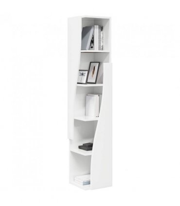 vidaXL Corner Cabinet 27.5x27x140cm Engineered Wood — Colour: White