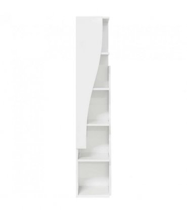 vidaXL Corner Cabinet 27.5x27x140cm Engineered Wood — Colour: White