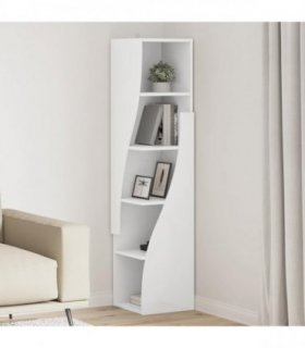 vidaXL Corner Cabinet 32x32x140cm Engineered Wood — Colour: White