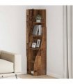 vidaXL Corner Cabinet Old Wood 32x32x140cm Engineered Wood