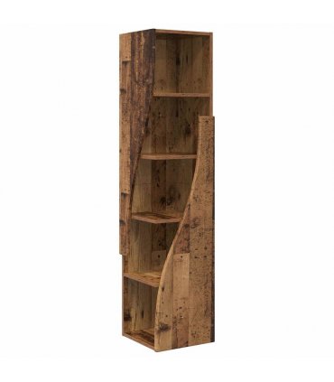 vidaXL Corner Cabinet Old Wood 32x32x140cm Engineered Wood