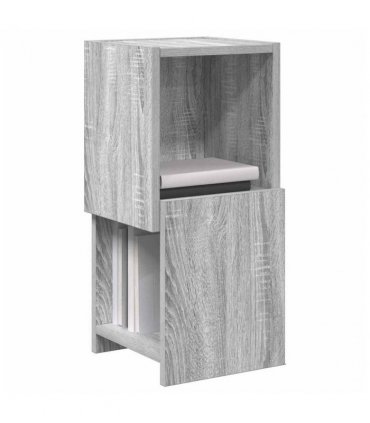 vidaXL Corner Cabinet Grey Sonoma 25.5x25x55cm Engineered Wood — Size: 25x25.5x55cm
