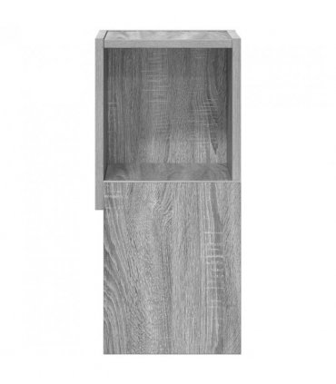 vidaXL Corner Cabinet Grey Sonoma 25.5x25x55cm Engineered Wood — Size: 25x25.5x55cm