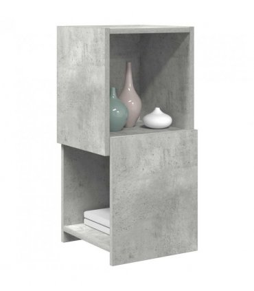 vidaXL Corner Cabinet Concrete Grey 30.5x30x65cm Engineered Wood — Size: 30x30.5x65cm