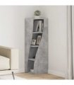 vidaXL Corner Cabinet Concrete Grey 32x32x102cm Engineered Wood