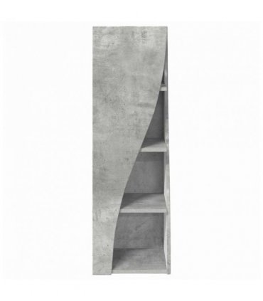 vidaXL Corner Cabinet Concrete Grey 32x32x102cm Engineered Wood