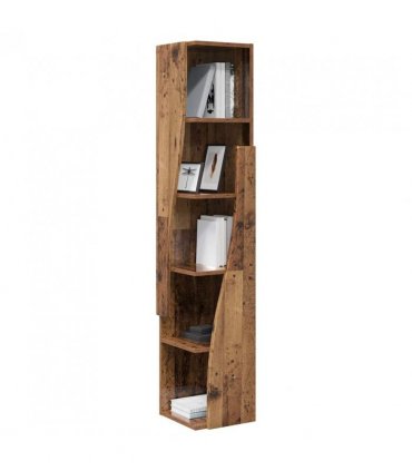 vidaXL Corner Cabinet Old Wood 27.5x27x140cm Engineered Wood