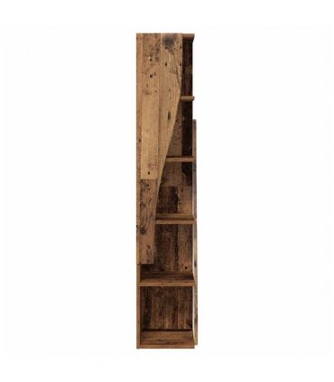 vidaXL Corner Cabinet Old Wood 27.5x27x140cm Engineered Wood