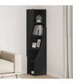 vidaXL Corner Cabinet Black 32x32x140cm Engineered Wood