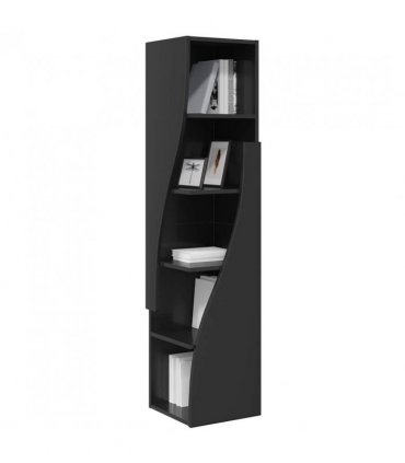 vidaXL Corner Cabinet Black 32x32x140cm Engineered Wood
