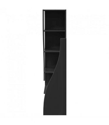 vidaXL Corner Cabinet Black 32x32x140cm Engineered Wood