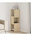vidaXL Corner Cabinet Sonoma Oak 30.5x30x95cm Engineered Wood — Size: 30x30.5x95cm