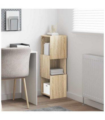 vidaXL Corner Cabinet Sonoma Oak 30.5x30x95cm Engineered Wood — Size: 30x30.5x95cm