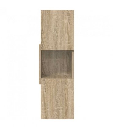 vidaXL Corner Cabinet Sonoma Oak 30.5x30x95cm Engineered Wood — Size: 30x30.5x95cm