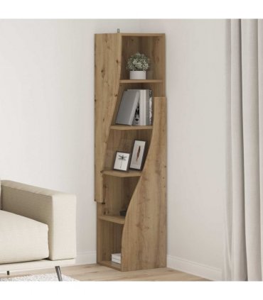 vidaXL Corner Cabinet Artisan Oak 32x32x140cm Engineered Wood