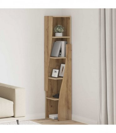 vidaXL Corner Cabinet Artisan Oak 27.5x27x140cm Engineered Wood