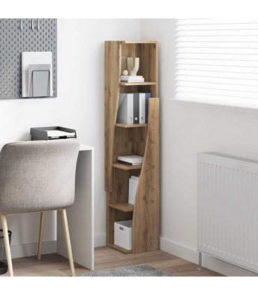 vidaXL Corner Cabinet Artisan Oak 27.5x27x140cm Engineered Wood