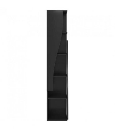 vidaXL Corner Cabinet Black 27.5x27x140cm Engineered Wood