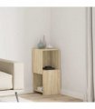 vidaXL Corner Cabinet Sonoma Oak 30.5x30x65cm Engineered Wood — Size: 30x30.5x65cm