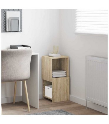 vidaXL Corner Cabinet Sonoma Oak 30.5x30x65cm Engineered Wood — Size: 30x30.5x65cm