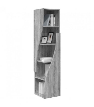 vidaXL Corner Cabinet Grey Sonoma 32x32x140cm Engineered Wood