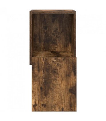 vidaXL Corner Cabinet Smoked Oak 30.5x30x65cm Engineered Wood — Size: 30x30.5x65cm