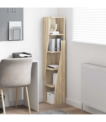 vidaXL Corner Cabinet Sonoma Oak 27.5x27x140cm Engineered Wood