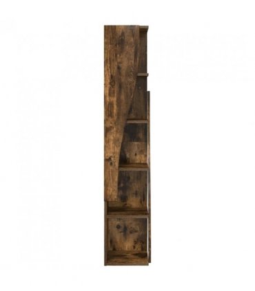 vidaXL Corner Cabinet Smoked Oak 27.5x27x140cm Engineered Wood