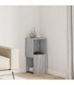 vidaXL Corner Cabinet Grey Sonoma 30.5x30x65cm Engineered Wood — Size: 30x30.5x65cm