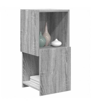 vidaXL Corner Cabinet Grey Sonoma 30.5x30x65cm Engineered Wood — Size: 30x30.5x65cm