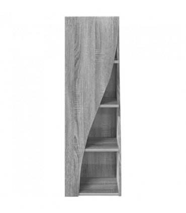 vidaXL Corner Cabinet Grey Sonoma 32x32x102cm Engineered Wood