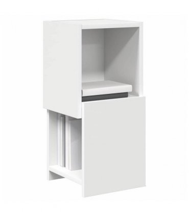 vidaXL Corner Cabinet 25.5x25x55cm Engineered Wood — Colour: White, Size: 25x25.5x55cm