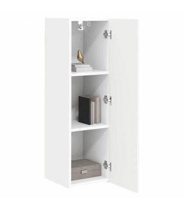 vidaXL TV Wall Cabinet 2 pcs White 30 x 31 x 100 cm Engineered Wood