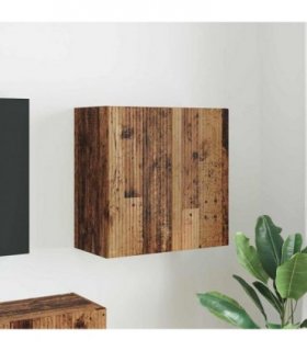 vidaXL TV Wall Cabinet Old Wood 59.5 x 31 x 60 cm Engineered Wood