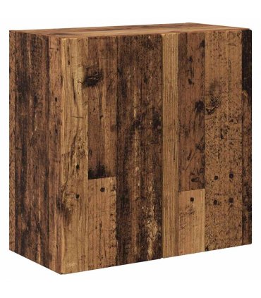 vidaXL TV Wall Cabinet Old Wood 59.5 x 31 x 60 cm Engineered Wood